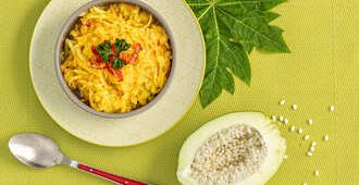 Achard de papaye verte